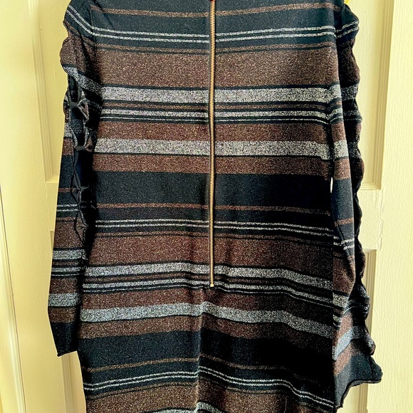 Ted Baker London - Lurex stripe bow detail dress NWT - Picture 3 of 5